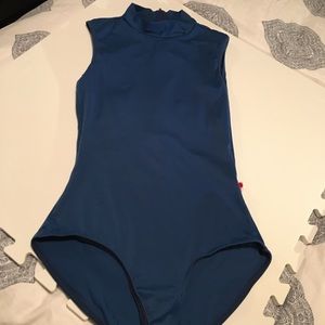 Yumiko Halter Zip Leotard